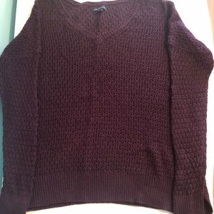 American Eagle Burgundy Sweater